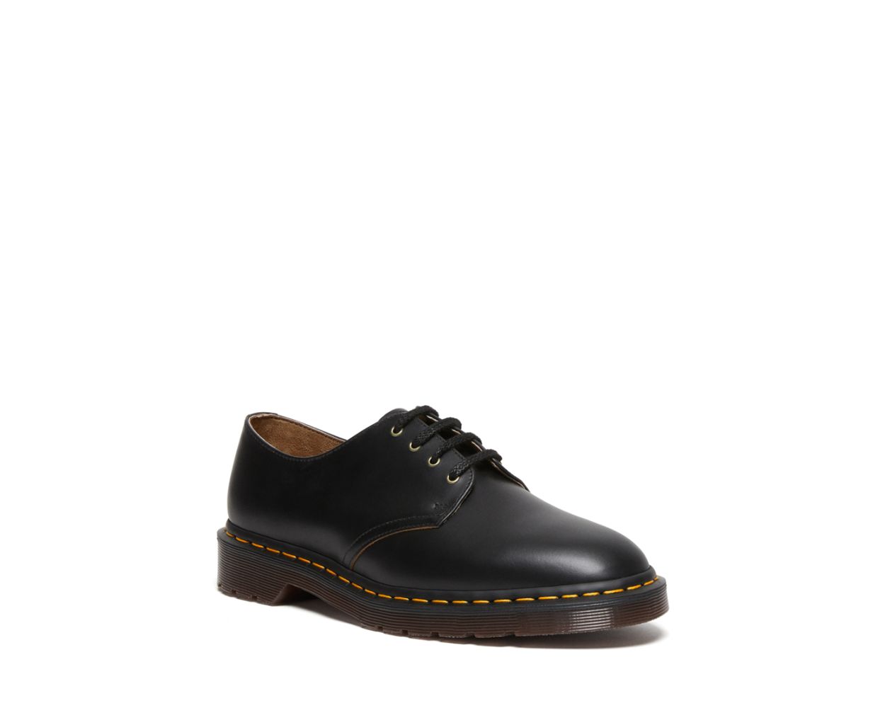 Dr. Martens Smiths Vintage Smooth Leather Dress Shoes in Black | NEON Canada