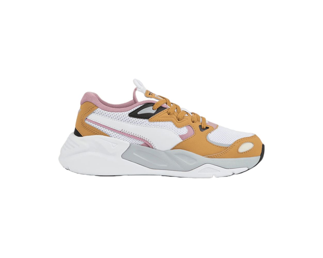 Puma TRC MIRA Block Women's Sneakers in White-Desert Tan | NEON Canada