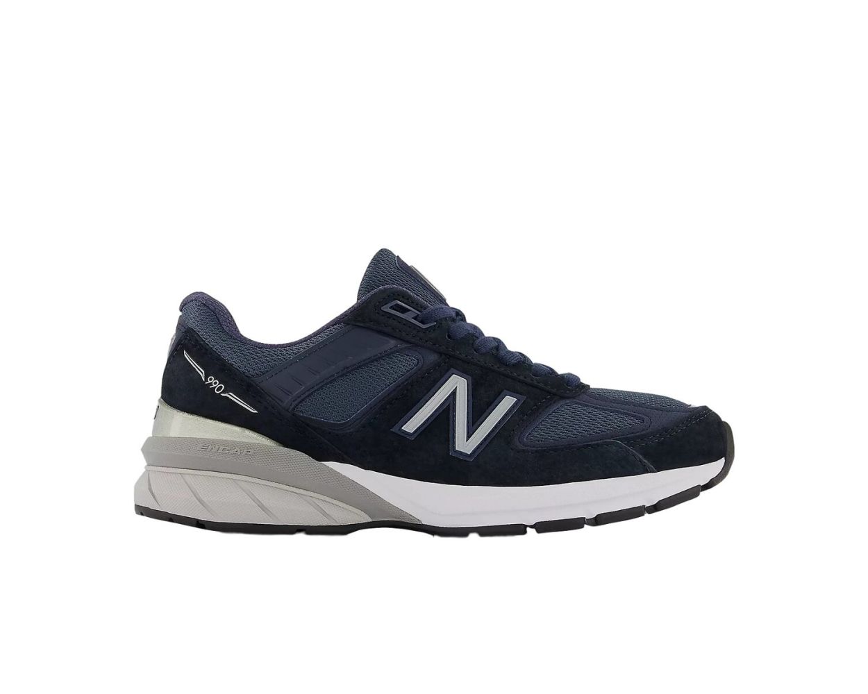 New Balance Men's MADE in USA 990v5 Core in Navy with Silver