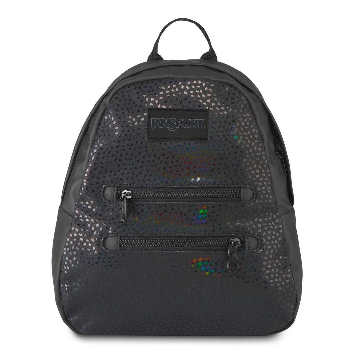 JanSport Half Pint 2 FX Mini Backpack in Black Stone Iridescent