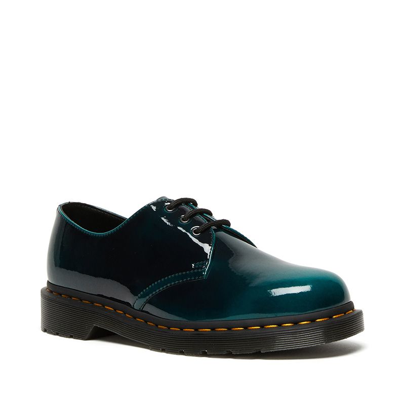Dr. Martens Vegan 1461 Gloss Oxford Shoes in Black