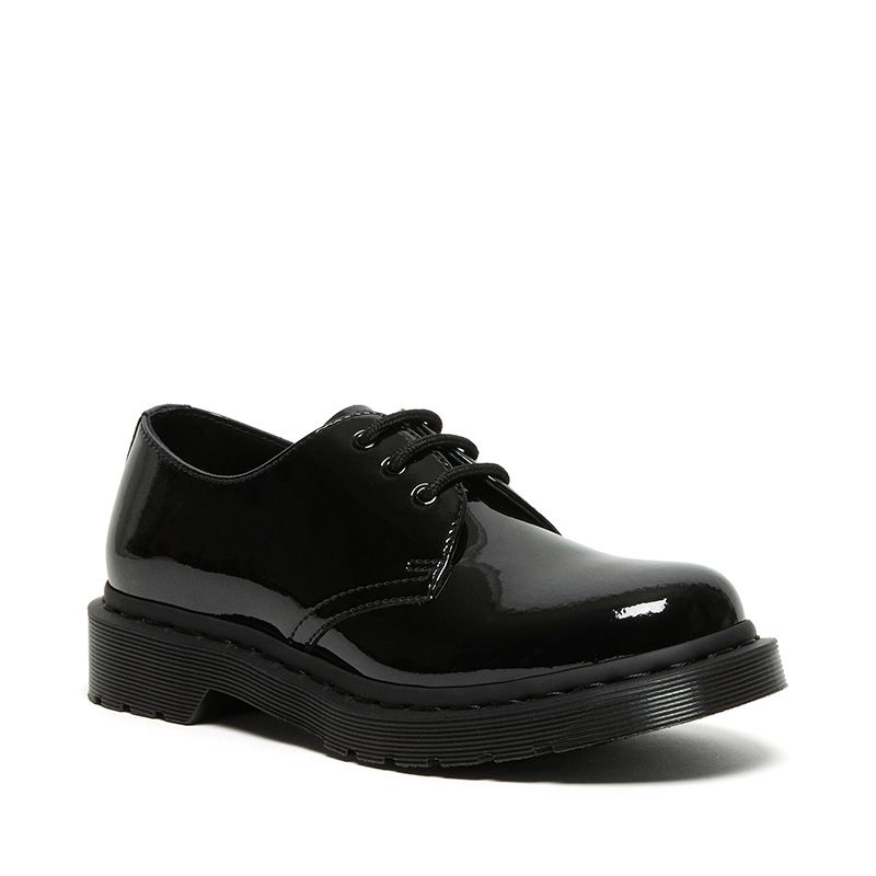 Dr. Martens 1461 Women's Mono Patent Leather Shoes in Black