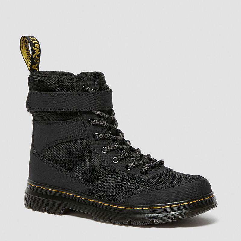 Dr. Martens Junior Combs Tech Casual Boots in Black