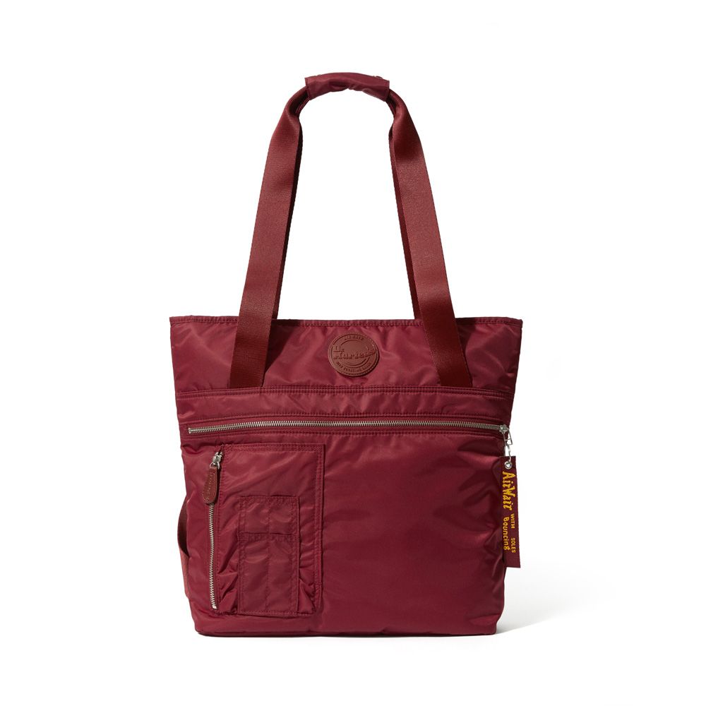 Dr. Martens Nylon Tote in Rose Red