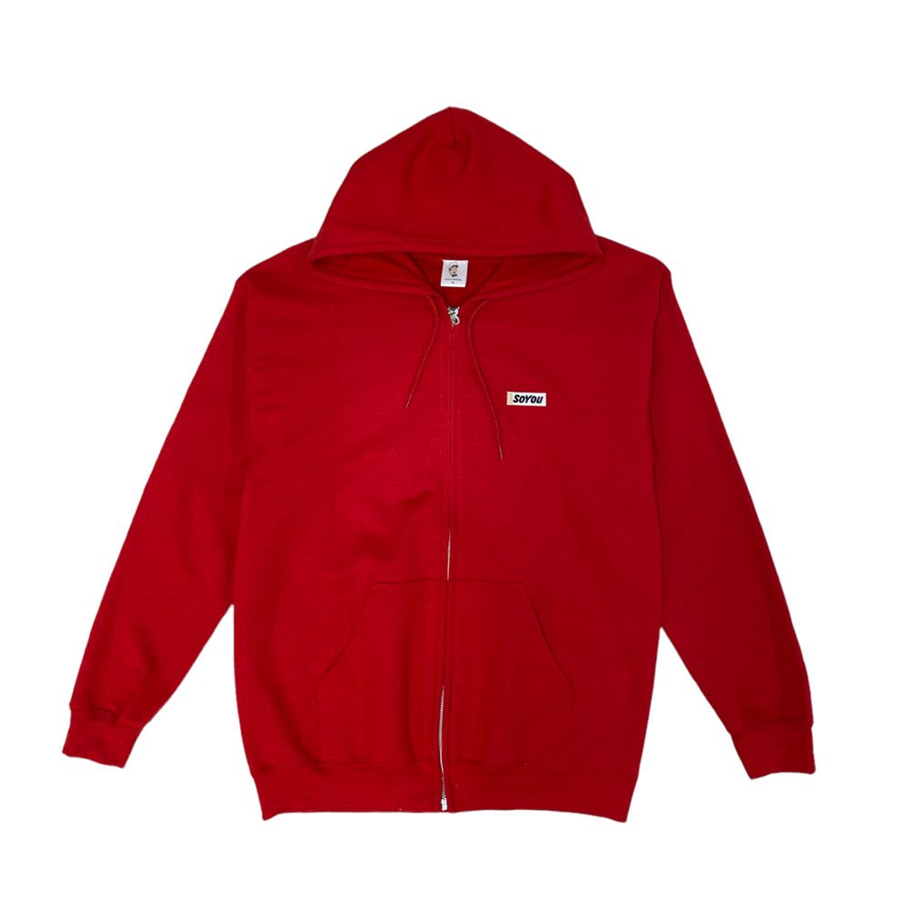 SoYou Clothing DM2 Zip Hoodie in Red | NEON