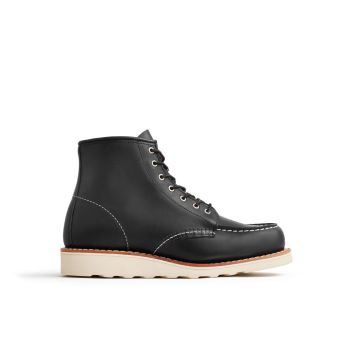Red Wing Classic Moc Women's 6 Inch Boot Boundary Leather in Black