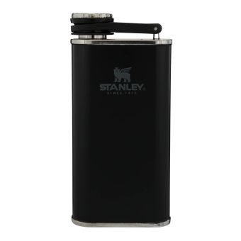 Stanley Classic Easy Fill Wide Mouth Flask - 8 Oz in Black