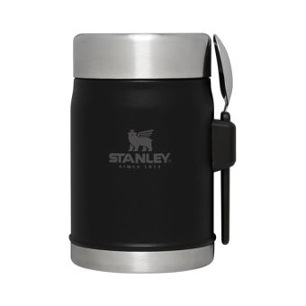 Stanley Classic Legendary Food Jar + Spork - 14 oz in Matte Black