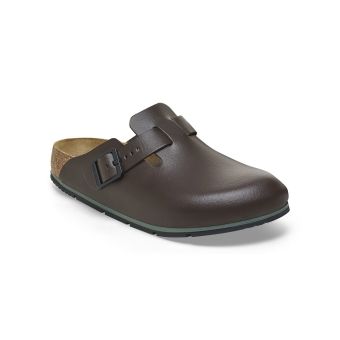 Birkenstock Boston Pro Leather Regular in Soft Java