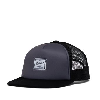 Herschel Whaler Cap Mesh in Gargoyle/Black