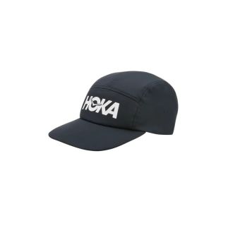 Hoka One One Unisex Performance Hat in Black/White
