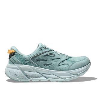 Hoka One One Unisex Clifton L Suede in Cloud Blue/Ice Flow