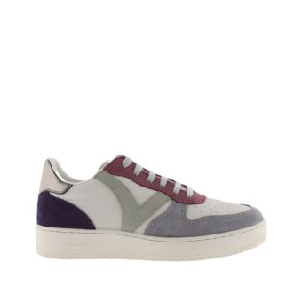 Victoria Madrid Women's Multicoloured Split Leather Trainers in Lavanda