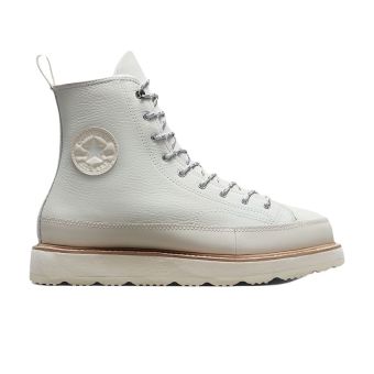 Converse Chuck Taylor Crafted Boot High Top in Egret/Natural Ivory/Prime Pink