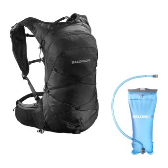 Salomon XT 15 Bladder Unisex Hiking Bag in Black