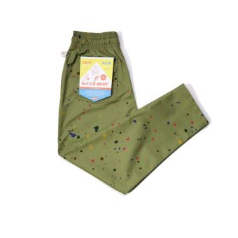 Cookman Chef Pants - Sauce Splash in Olive