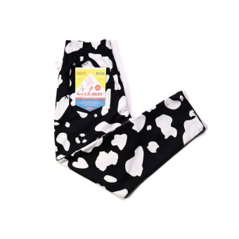 Cookman Chef Pants - Cow in Black