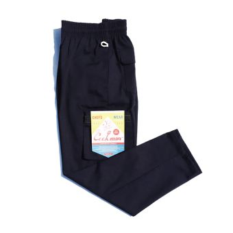 Cookman Chef Pants Cargo - Ripstop in Black