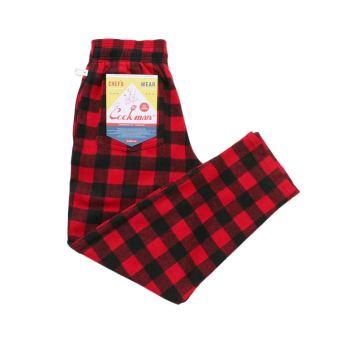 Cookman Cookman Chef Pants - Nel Buffalo Plaid in Red