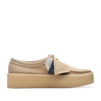 Clarks Wallabee Cup Women's Originals Icon Shoes in Maple