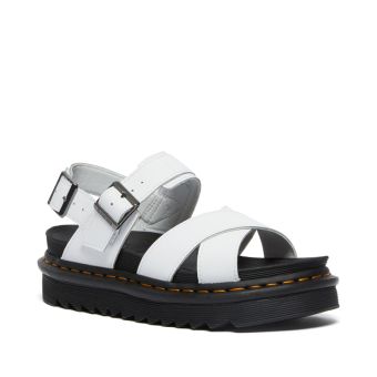 Dr. Martens Voss II Women's Leather Strap Sandals in White