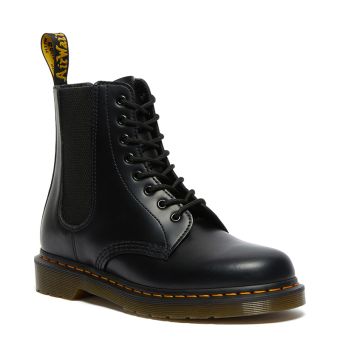 Dr. Martens 1460 Harper Smooth Leather Lace Up Boots in Black