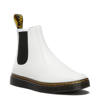 Dr. Martens Tempesta Men's Leather Casual Chelsea Boots in White