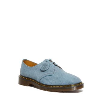 Dr. Martens 1461 Made in England Nubuck Leather Oxford Shoes in Blue