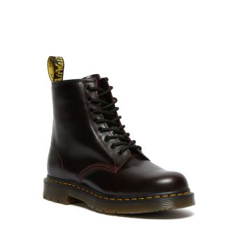 Dr. Martens 1460 Slip Resistant Atlas Leather Lace Up Boots in Red