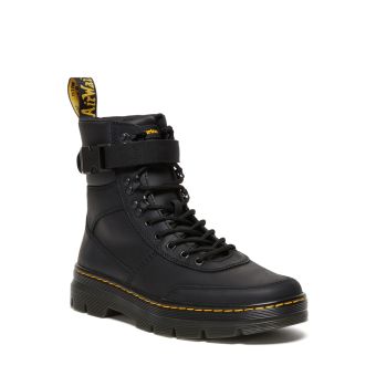 Dr. Martens Combs Tech Wyoming Leather Casual Boots in Black