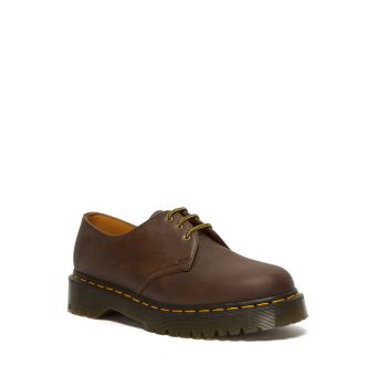 Dr. Martens 1461 Bex Crazy Horse Leather Oxford Shoes in Dark Brown