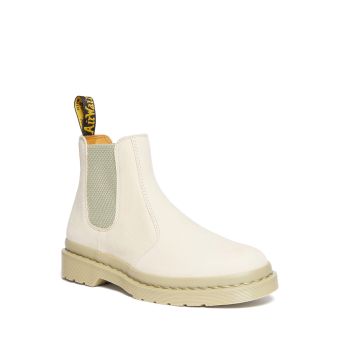 Dr. Martens 2976 Mono Milled Nubuck Leather Chelsea Boots in Parchment Beige
