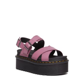 Dr. Martens Voss II Quad Leather Sandals in Muted Purple