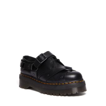 Dr. Martens 1461 Harness Leather Platform Shoes in Black