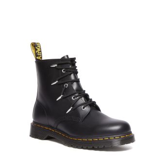 Dr. Martens 1460 Alien Hardware Leather Lace Up Boots in Black