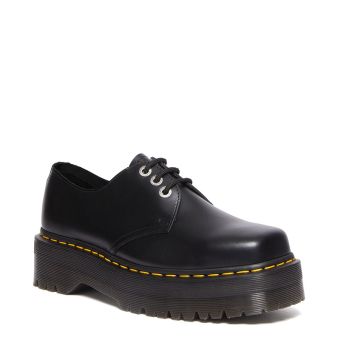 Dr. Martens 1461 Quad Squared 3 Hole Shoes in Black