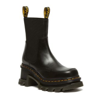 Dr. Martens Corran Chelsea Atlas Leather Heeled Boots in Black
