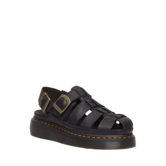 Dr. Martens Archive Fisherman Sandals in Grizzly Black
