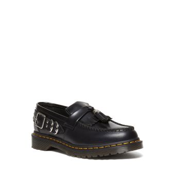 Dr. Martens Adrian HDW Polished Smooth Loafers in Black