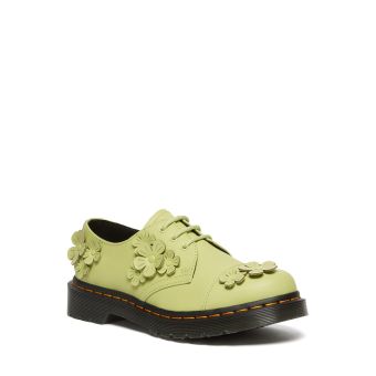 Dr. Martens 1461 Flower 3 Hole Shoes in Lime Green