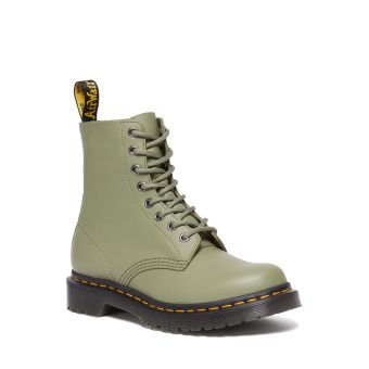 Dr. Martens 1460 Women's Pascal Virginia Leather Boots in Muted Olive