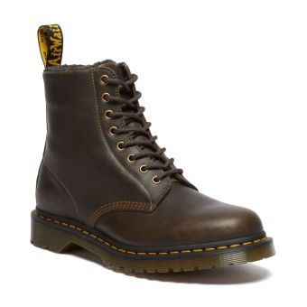 Dr. Martens 1460 Warmwair Grizzly Lace Up Boots in Grizzly