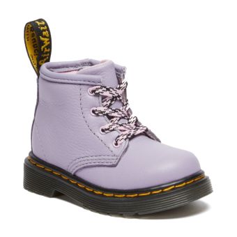 Dr. Martens Infant 1460 Frosted Virginia Boots in Purple