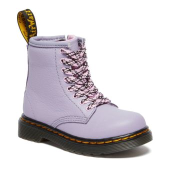 Dr. Martens Toddler 1460 Frosted Virginia Boots in Purple