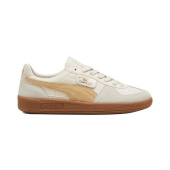 Puma Palermo Leather Sneakers in Alpine Snow/Desert Dust