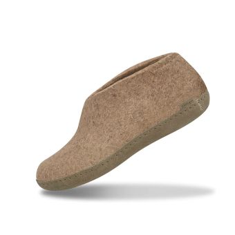 Glerups Shoe with Leather Sole in Sand