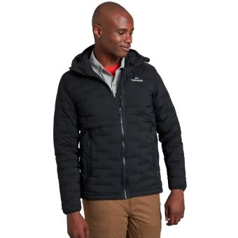 Federate Men’s Stretch Down Hooded Jacket - Black