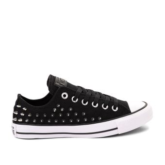 Converse Chuck Taylor All Star Studded Low Top in Black/Silver/White