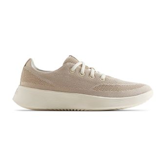 Allbirds Women's Tree Runner Go in Rugged Beige/Stony Cream