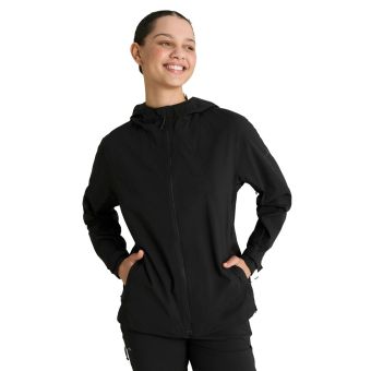 Kathmandu Trailhead Stretch Women's 2.5-layer Rain Jacket in Black Stingray